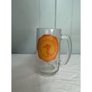 vintage University of Montana Lux Et Veritas Founded 1893 beer drinking glass